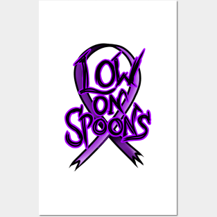 Low On Spoons Chronic Illness Awareness Posters and Art